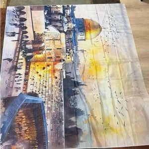 Scenic Jerusalem Mantle/Tapestry